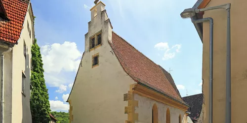 Die Kreuzkapelle in Goßmannsdorf , Foto: Uwe Miethe, Lizenz: DB