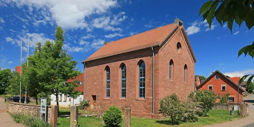 Die ehemalige Synagoge Wiesenfeld, Foto: Uwe Miethe, Lizenz: DB