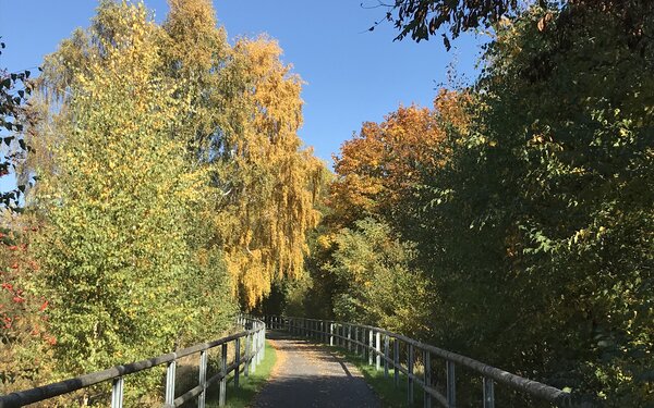 Brückenradweg bei Holenbrunn, Foto: Stadt Wunsiedel