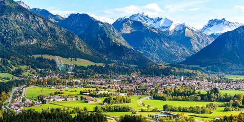 Oberstdorf im Allgäu und Nebelhornberge