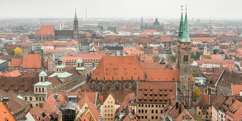 Aussicht von Kaiserburg Nürnberg