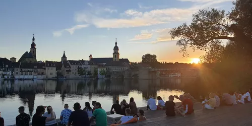 Touristinfo Kitzingen - StadtSchoppen am Stadtbalkon & Alte Mainbrücke