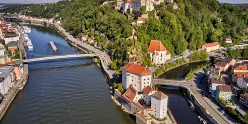 Ilz und Donau und Obere Veste (c) Florian Trykowsky