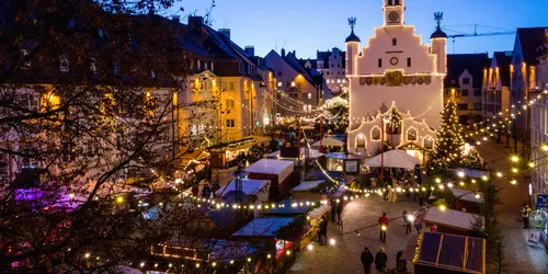 Kunsthandwerk und Weihnachts-Postamt in Kempten